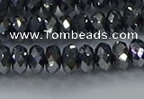 CTZ644 15.5 inches 4*6mm faceted rondelle terahertz beads wholesale