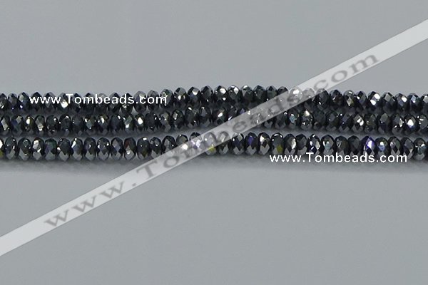 CTZ645 15.5 inches 5*8mm faceted rondelle terahertz beads wholesale