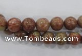 CUG102 15.5 inches 8mm round Chinese unakite beads wholesale