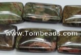 CUJ07 15.5 inches 22*30mm rectangle autumn jasper gemstone beads