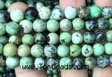 CVB03 15 inches 8mm round variscite gemstone beads wholesale