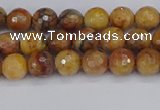 CVJ21 15.5 inches 4mm faceted round venus jasper beads wholesale