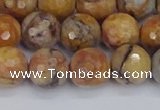 CVJ24 15.5 inches 10mm faceted round venus jasper beads wholesale