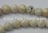 CWB313 15.5 inches 10mm round howlite turquoise beads wholesale