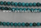 CWB551 15.5 inches 3mm round howlite turquoise beads wholesale