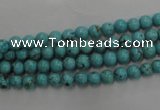 CWB554 15.5 inches 5mm round howlite turquoise beads wholesale