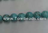 CWB556 15.5 inches 8mm round howlite turquoise beads wholesale