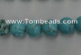 CWB557 15.5 inches 10mm round howlite turquoise beads wholesale
