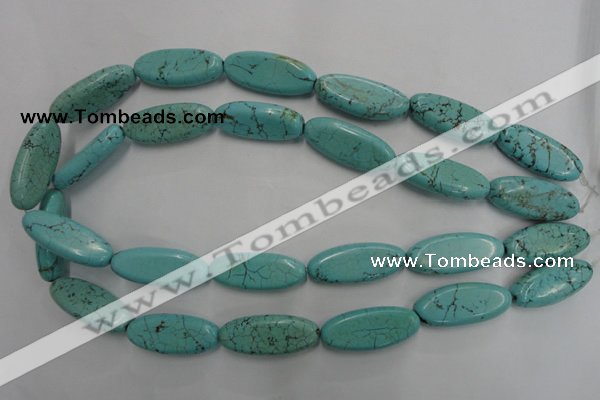 CWB741 15.5 inches 12*30mm marquise howlite turquoise beads wholesale