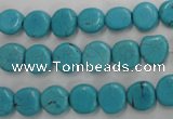CWB750 15.5 inches 9mm freeform howlite turquoise beads wholesale