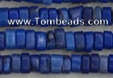 CWB827 15.5 inches 2*4mm tyre howlite turquoise beads wholesale