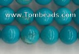 CWB851 15.5 inches 6mm round howlite turquoise beads wholesale