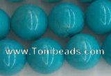 CWB853 15.5 inches 10mm round howlite turquoise beads wholesale