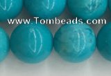 CWB854 15.5 inches 12mm round howlite turquoise beads wholesale