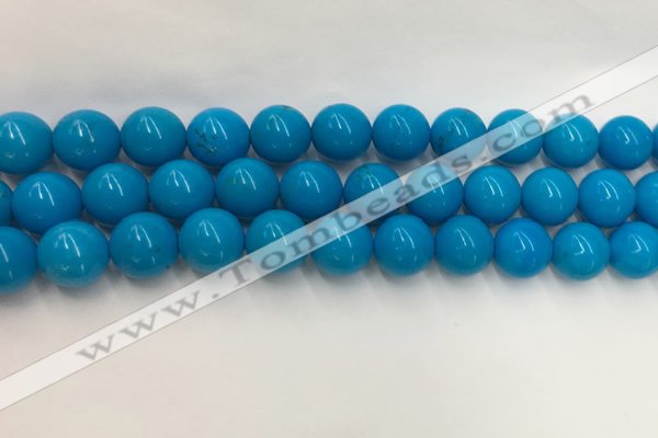 CWB860 15.5 inches 10mm round howlite turquoise beads wholesale