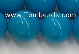 CWB861 15.5 inches 12mm round howlite turquoise beads wholesale