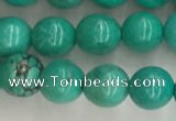 CWB864 15.5 inches 6mm round howlite turquoise beads wholesale