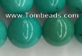 CWB867 15.5 inches 12mm round howlite turquoise beads wholesale