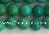 CWB870 15.5 inches 6mm round howlite turquoise beads wholesale