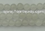 CWH50 15.5 inches 4mm round white jade beads wholesale