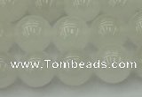 CWH54 15.5 inches 12mm round white jade beads wholesale