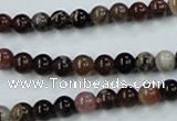 CWJ201 15.5 inches 6mm round wood jasper gemstone beads wholesale