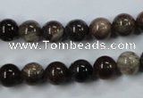 CWJ202 15.5 inches 8mm round wood jasper gemstone beads wholesale