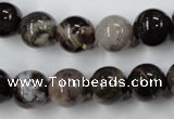 CWJ204 15.5 inches 12mm round wood jasper gemstone beads wholesale