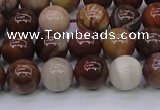 CWJ403 15.5 inches 10mm round wood jasper gemstone beads wholesale