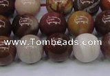 CWJ405 15.5 inches 14mm round wood jasper gemstone beads wholesale