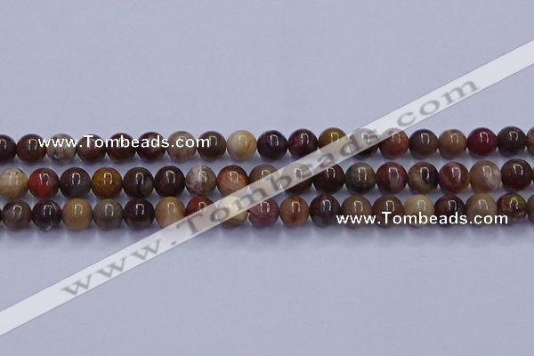 CWJ432 15.5 inches 8mm round wood jasper beads wholesale