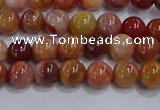 CWJ461 15.5 inches 6mm round rainbow wood jasper beads