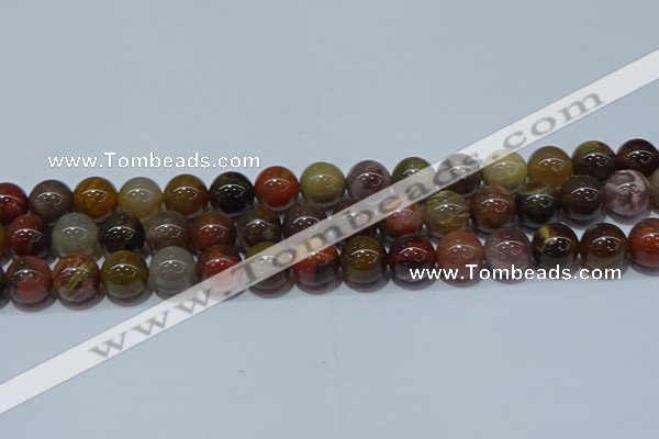 CWJ504 15.5 inches 12mm round Xinjiang wood jasper beads wholesale