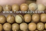 CWJ510 15.5 inches 4mm round wooden jasper beads wholesale