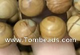 CWJ513 15.5 inches 10mm round wooden jasper beads wholesale