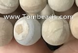 CWJ523 15.5 inches 10mm round matte wooden jasper beads wholesale