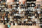 CWJ568 15.5 inches 4mm round Arizona petrified wood jasper beads