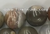 CWJ579 15.5 inches 14mm round wood jasper beads wholesale