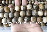 CWJ596 15.5 inches 16mm round wood jasper beads wholesale