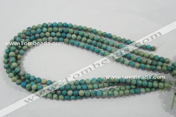 CXH101 15.5 inches 6mm round dyed Xiang He Shi gemstone beads