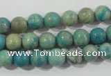 CXH102 15.5 inches 8mm round dyed Xiang He Shi gemstone beads