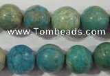 CXH105 15.5 inches 14mm round dyed Xiang He Shi gemstone beads