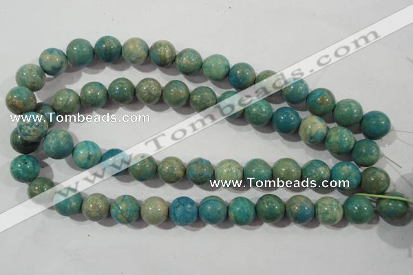 CXH105 15.5 inches 14mm round dyed Xiang He Shi gemstone beads