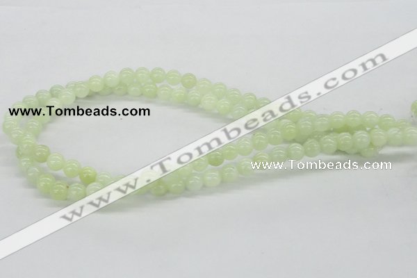 CXJ03 15.5 inches 8mm round New jade gemstone beads wholesale