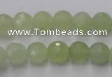 CXJ103 15.5 inches 10mm faceted round New jade beads wholesale