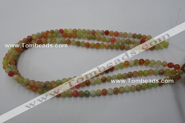 CXJ111 15.5 inches 6mm round dyed New jade beads wholesale