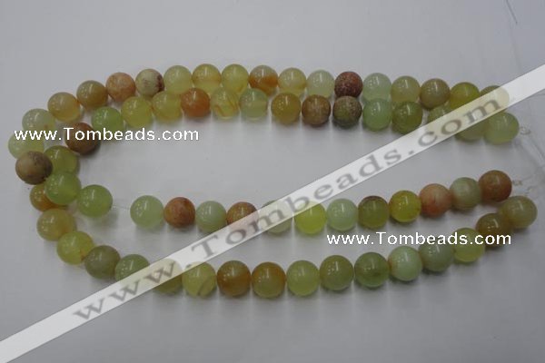 CXJ114 15.5 inches 12mm round dyed New jade beads wholesale