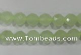 CXJ152 15.5 inches 8mm faceted round New jade beads wholesale