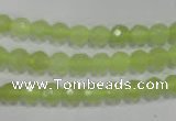 CXJ161 15.5 inches 6mm faceted round New jade beads wholesale