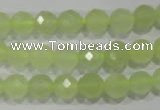 CXJ162 15.5 inches 8mm faceted round New jade beads wholesale